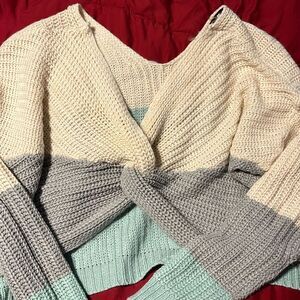 Derek heart Juniors crop sweater